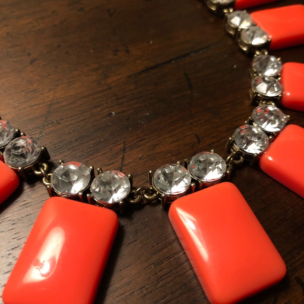 J. Crew coral necklace - Picture 2 of 4